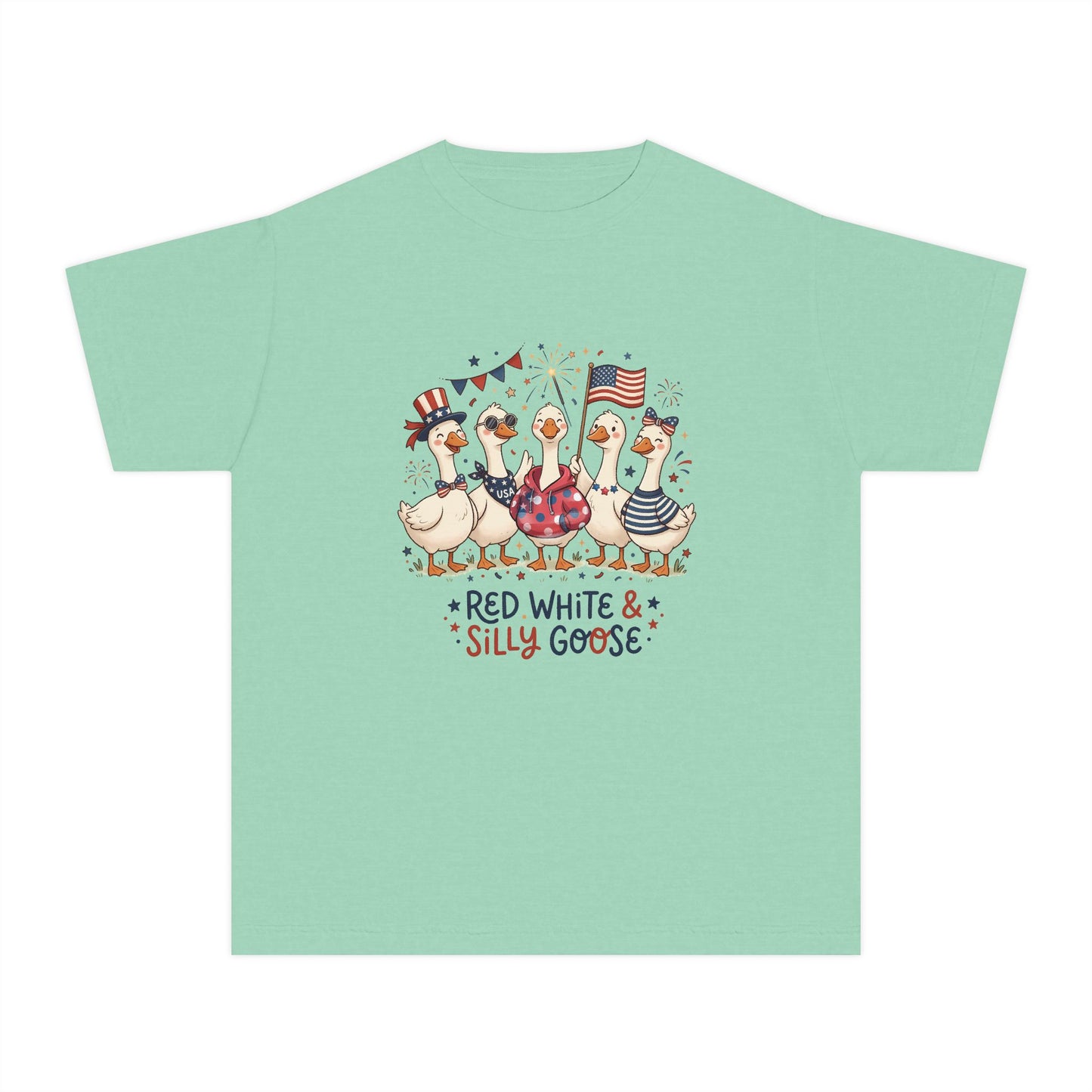Red White & Silly Goose Youth T-Shirt