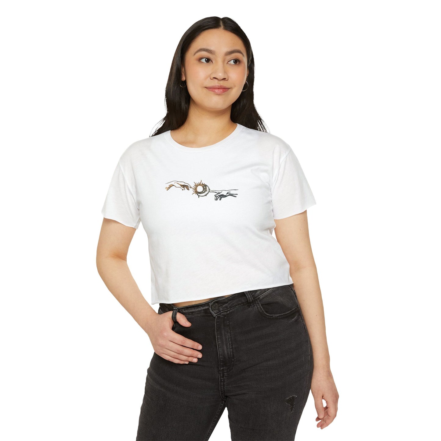 Reaching Hands Sun Boxy Tee