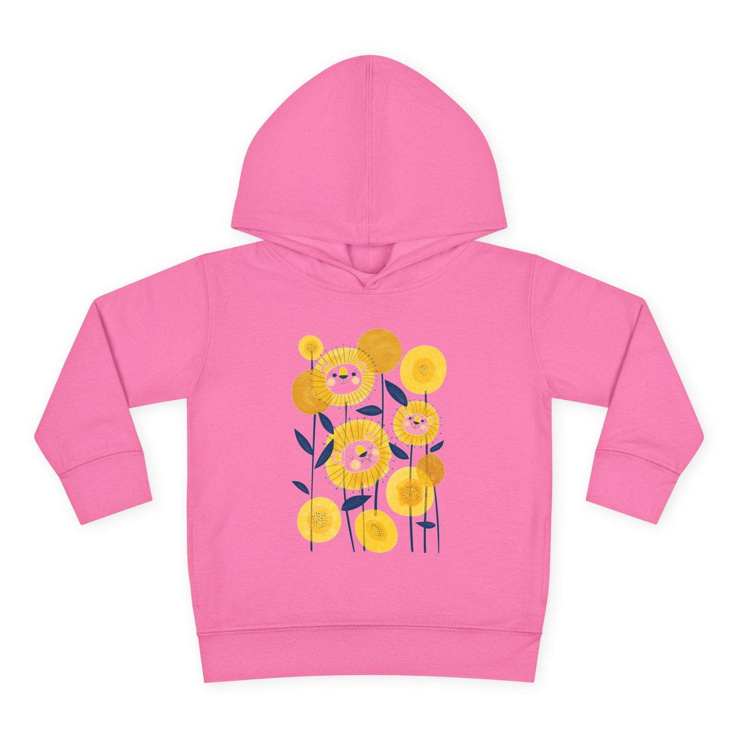 Smiling Flower Garden Toddler Hoodie