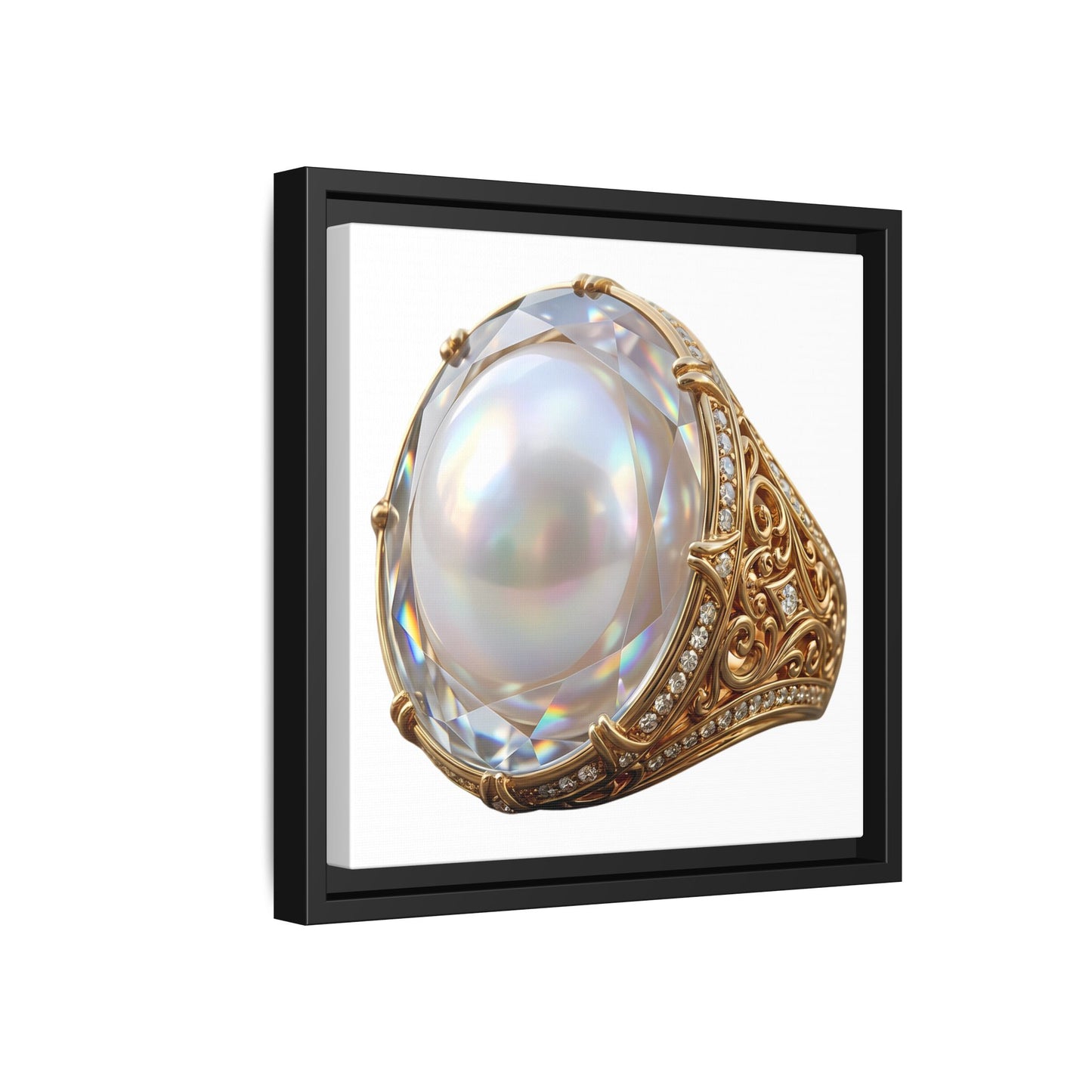 Luminous Pearl Signet Canvas Print
