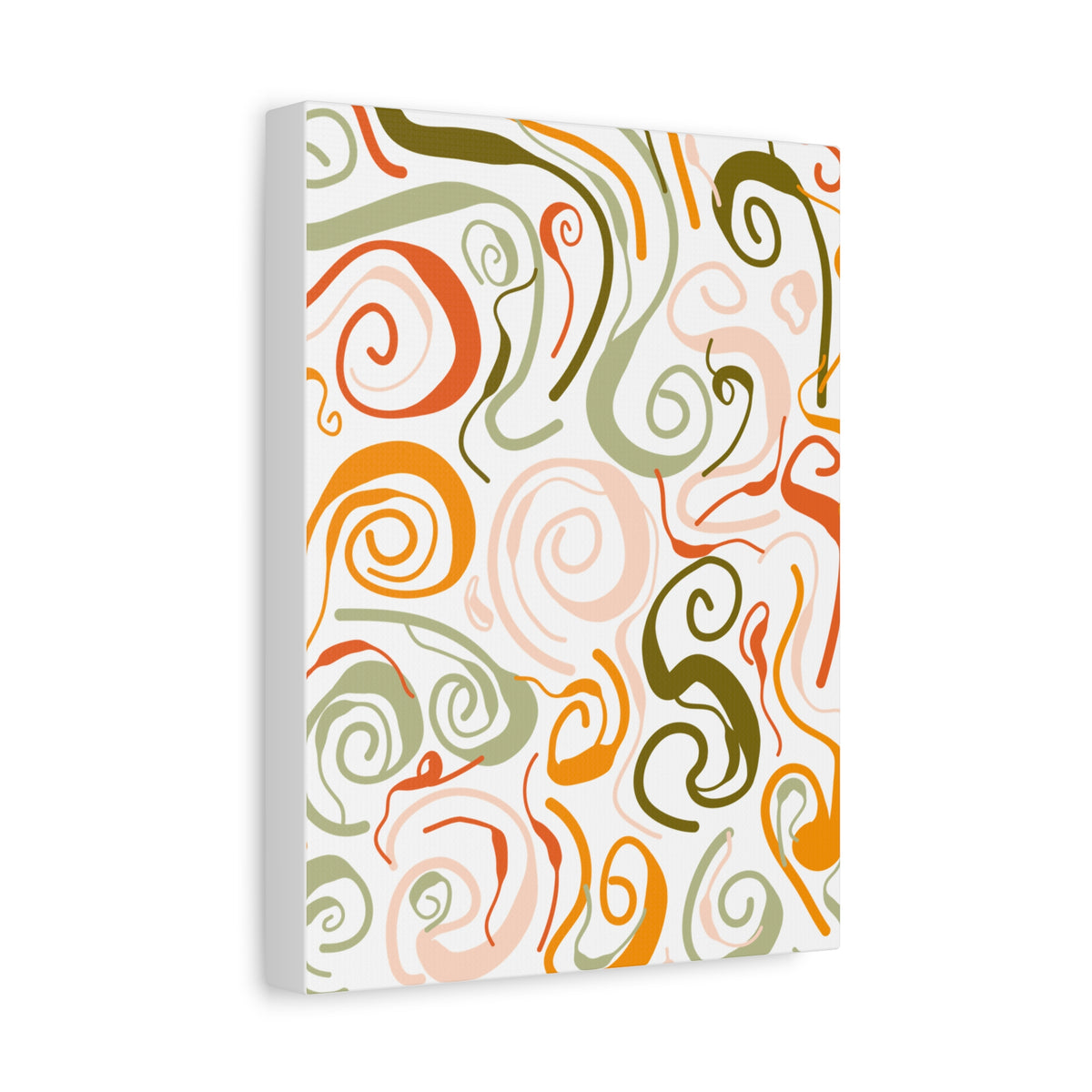 Citrus Whirl Canvas Print