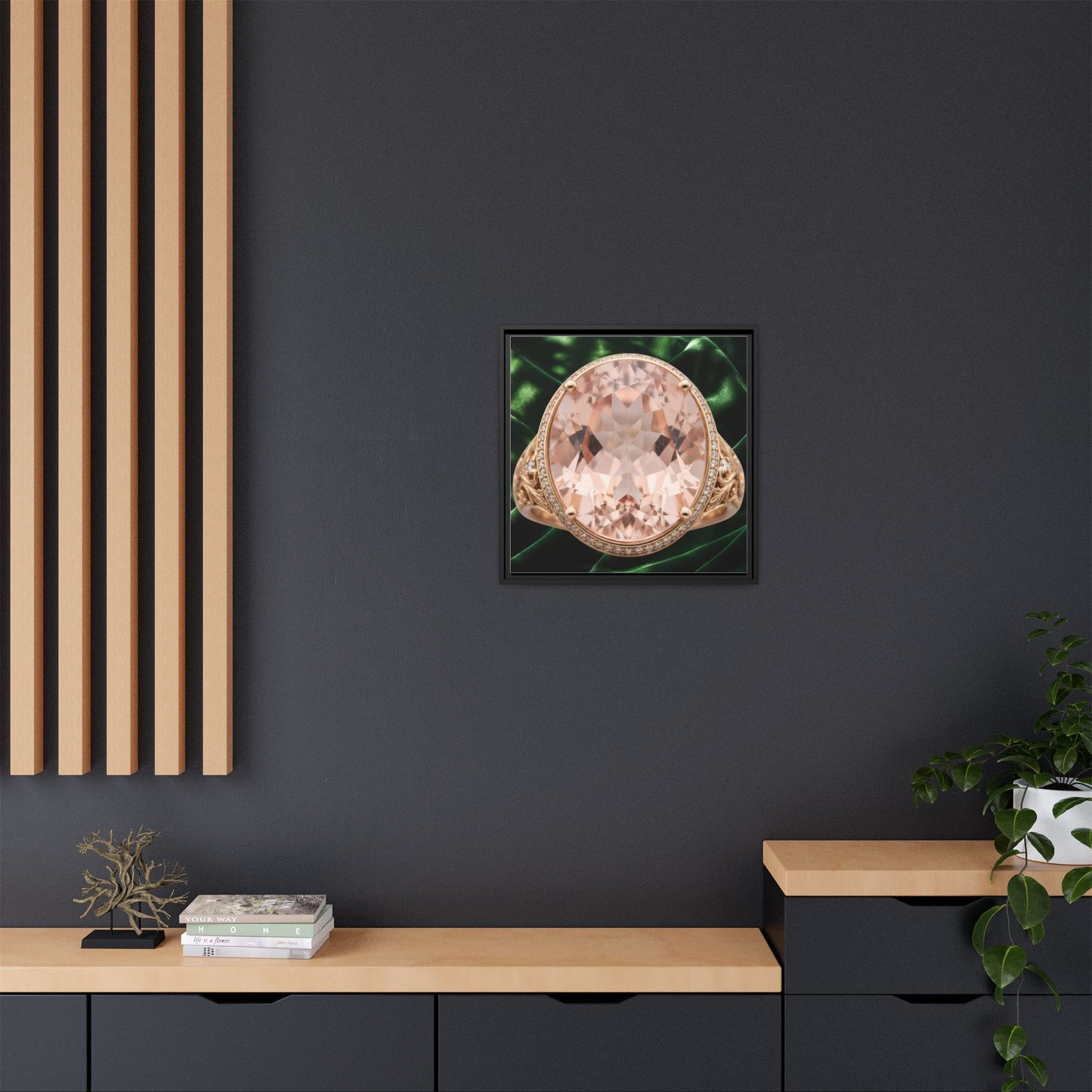 Morganite Rosé Grandeur Ring Canvas