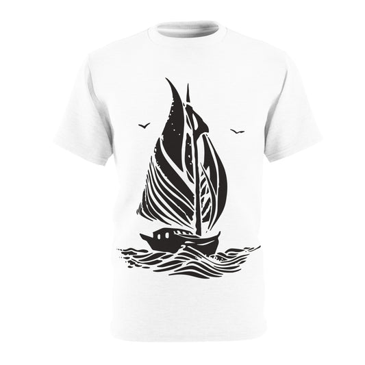 Minimal Sailboat Graphic Tee