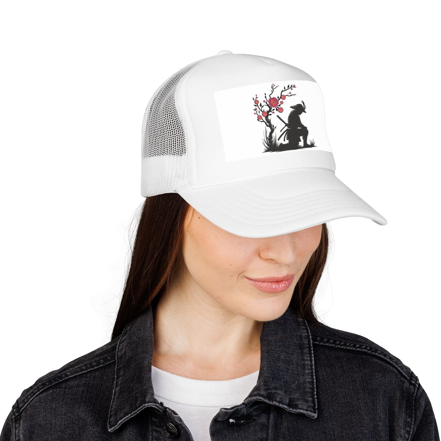 Cherry Silhouette Trucker Cap