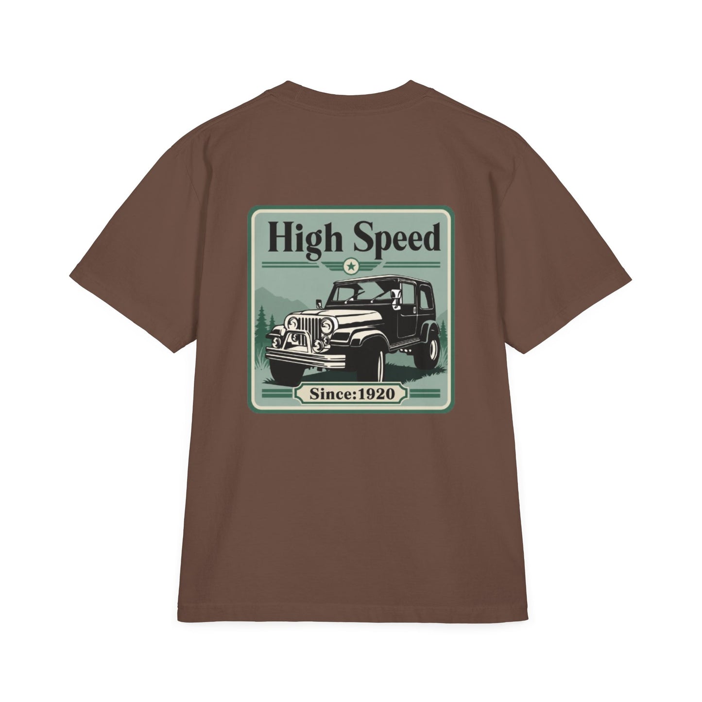 High Speed Vintage 4x4 Graphic Drop-Shoulder T-Shirt