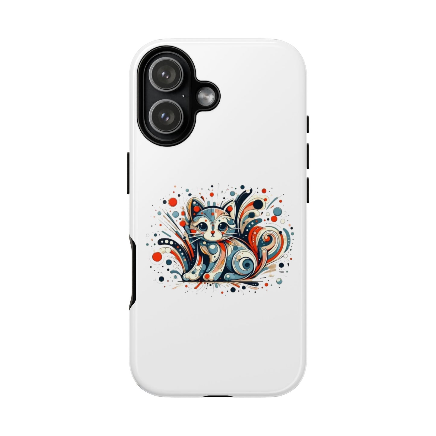 Filigree Cat Apple Phone Case