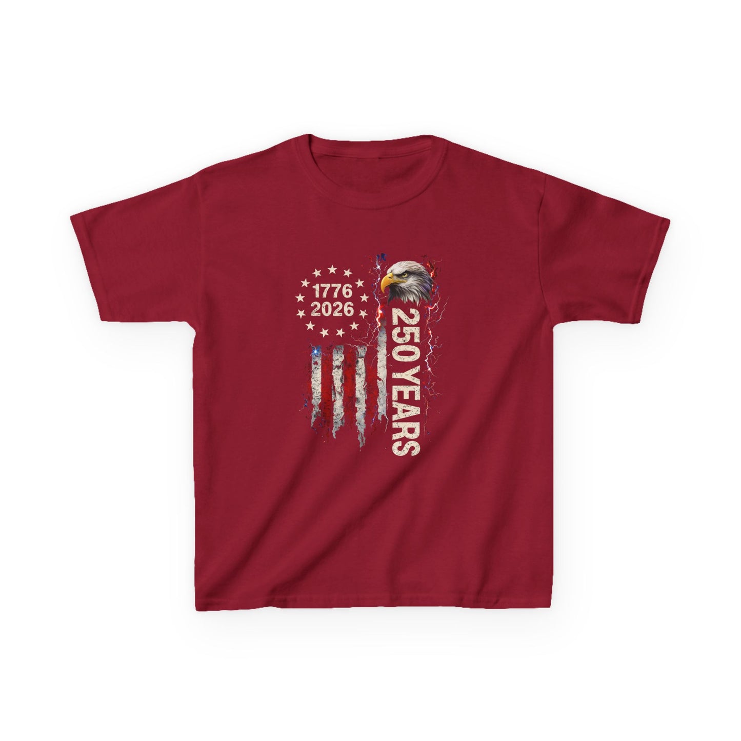 Youth America 250 Years Patriotic T-Shirt