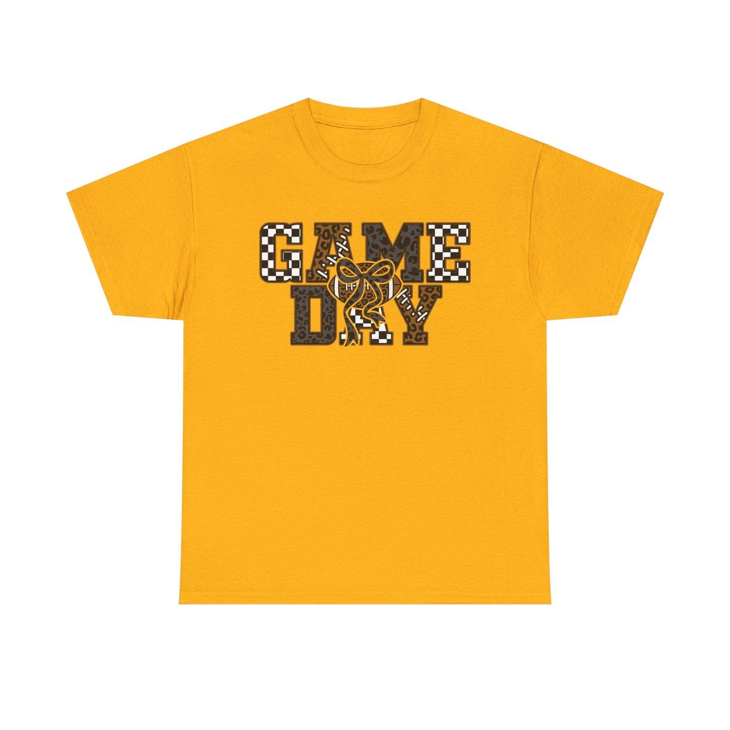 Game Day Leopard Football T-Shirt