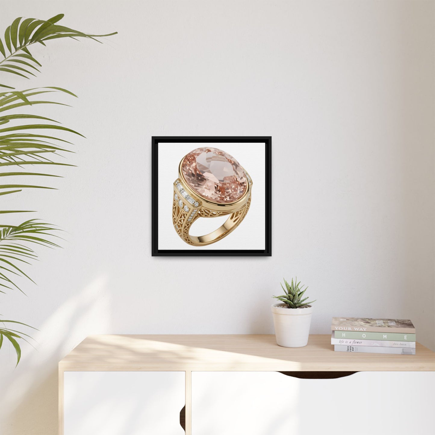 Estate Morganite Canvas Print