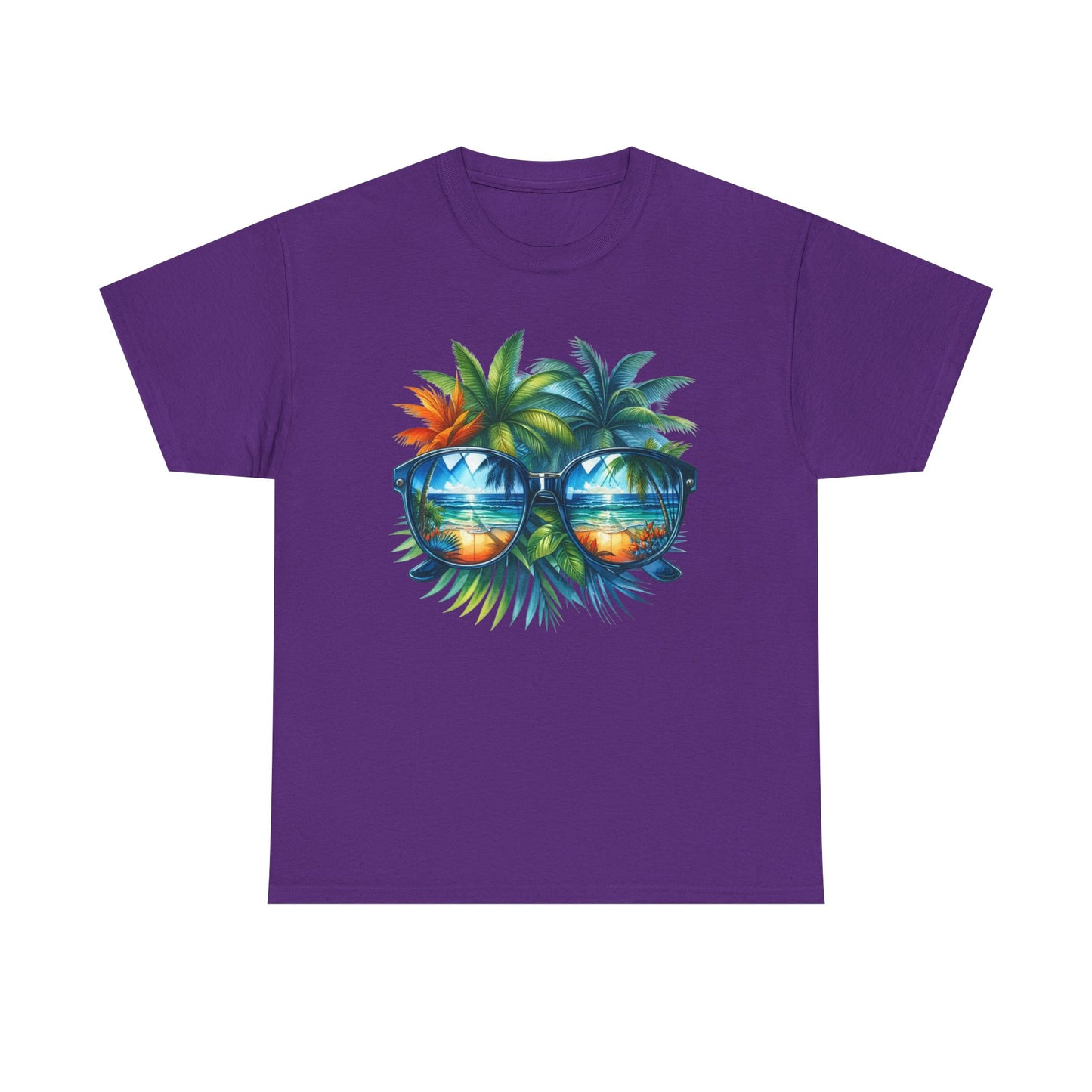 Tropical Sunglasses Palm Tree T-Shirt