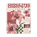 Hibiscus Botanical Matte Canvas Print