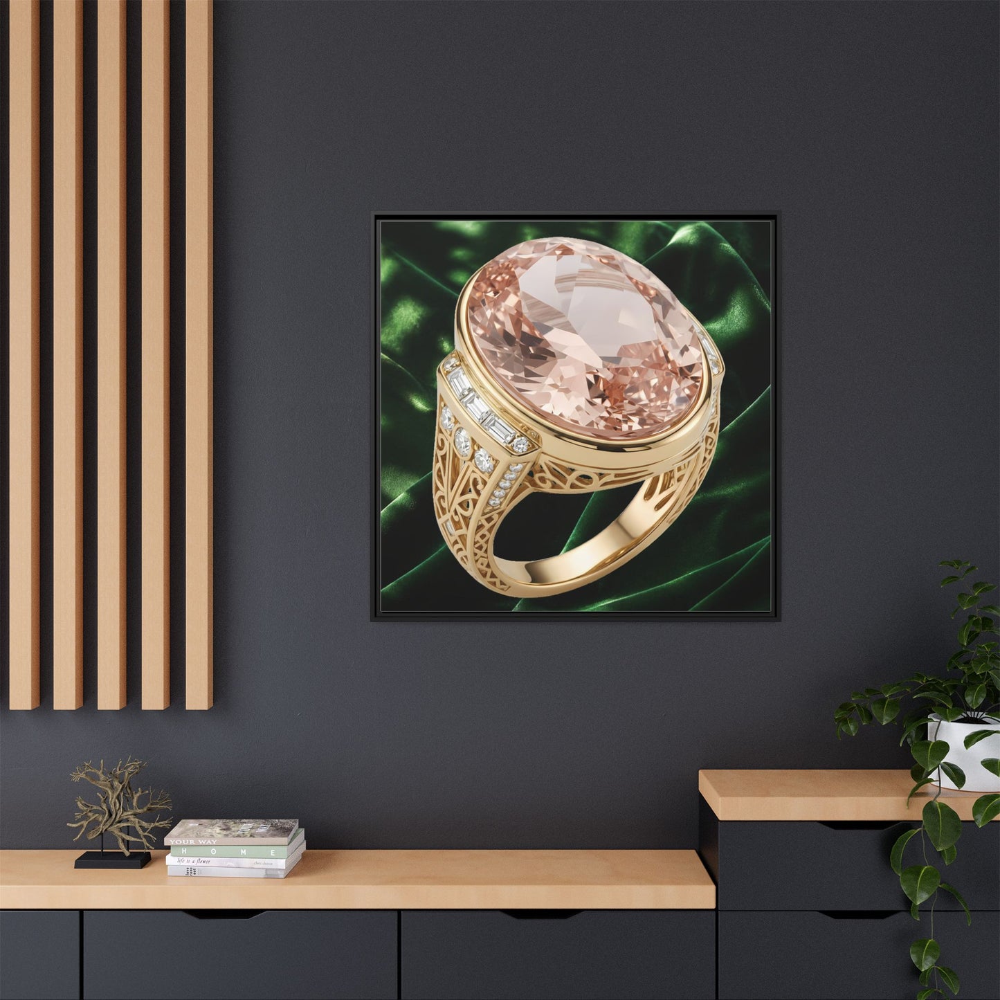 Morganite Blush Opulence Ring Canvas