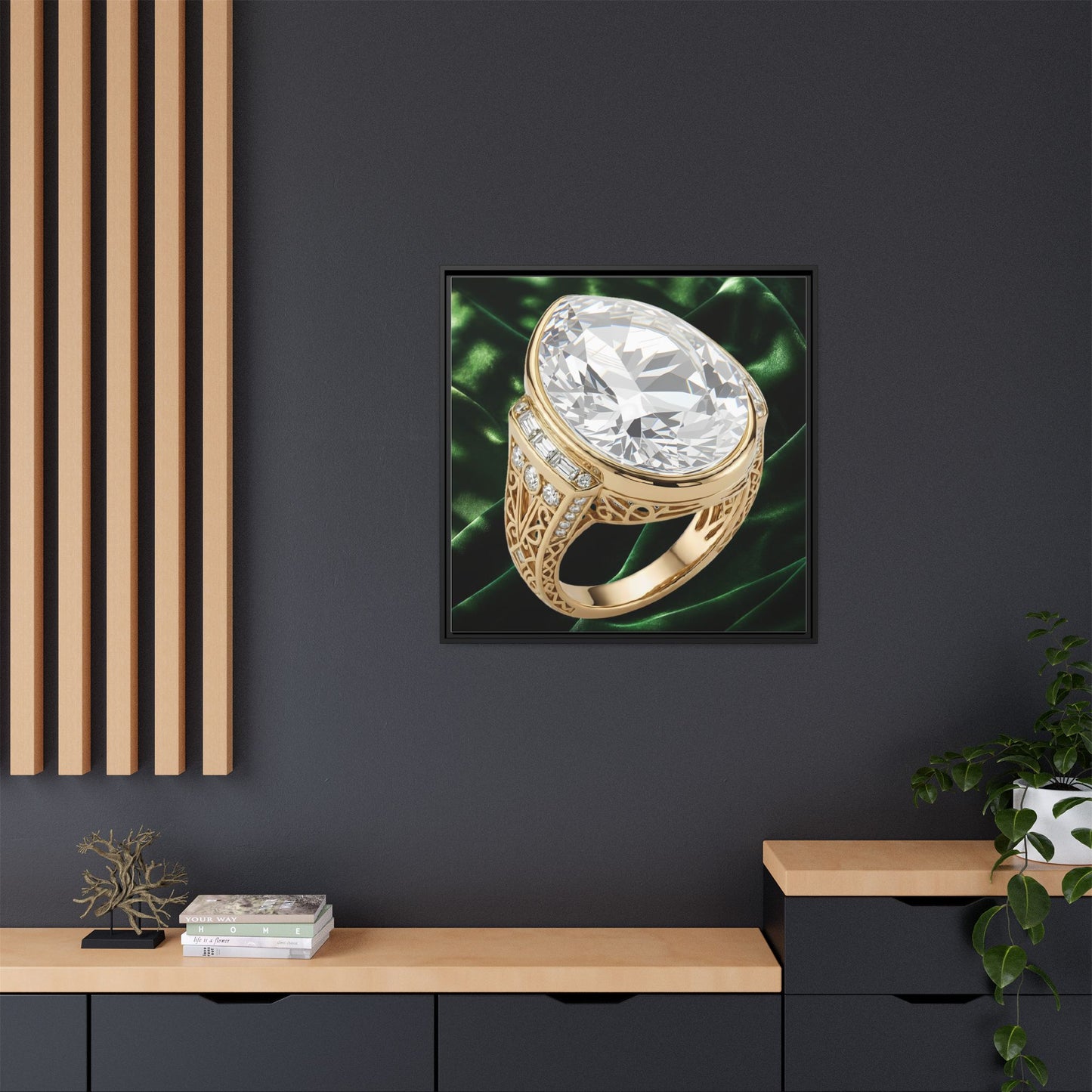 Spoonmaker Diamond Emerald Radiance Canvas