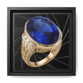 Midnight Sapphire Ring Canvas