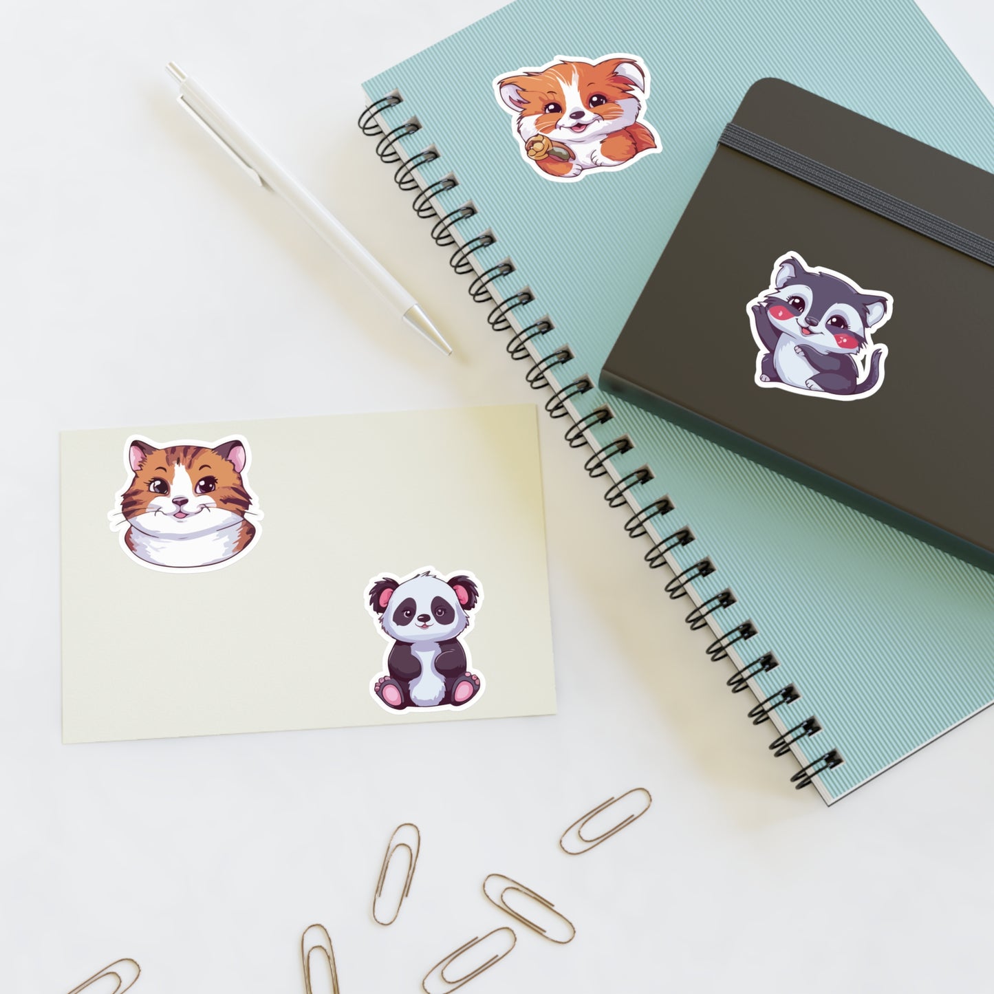 Friendly Forest Faces Sticker Sheet
