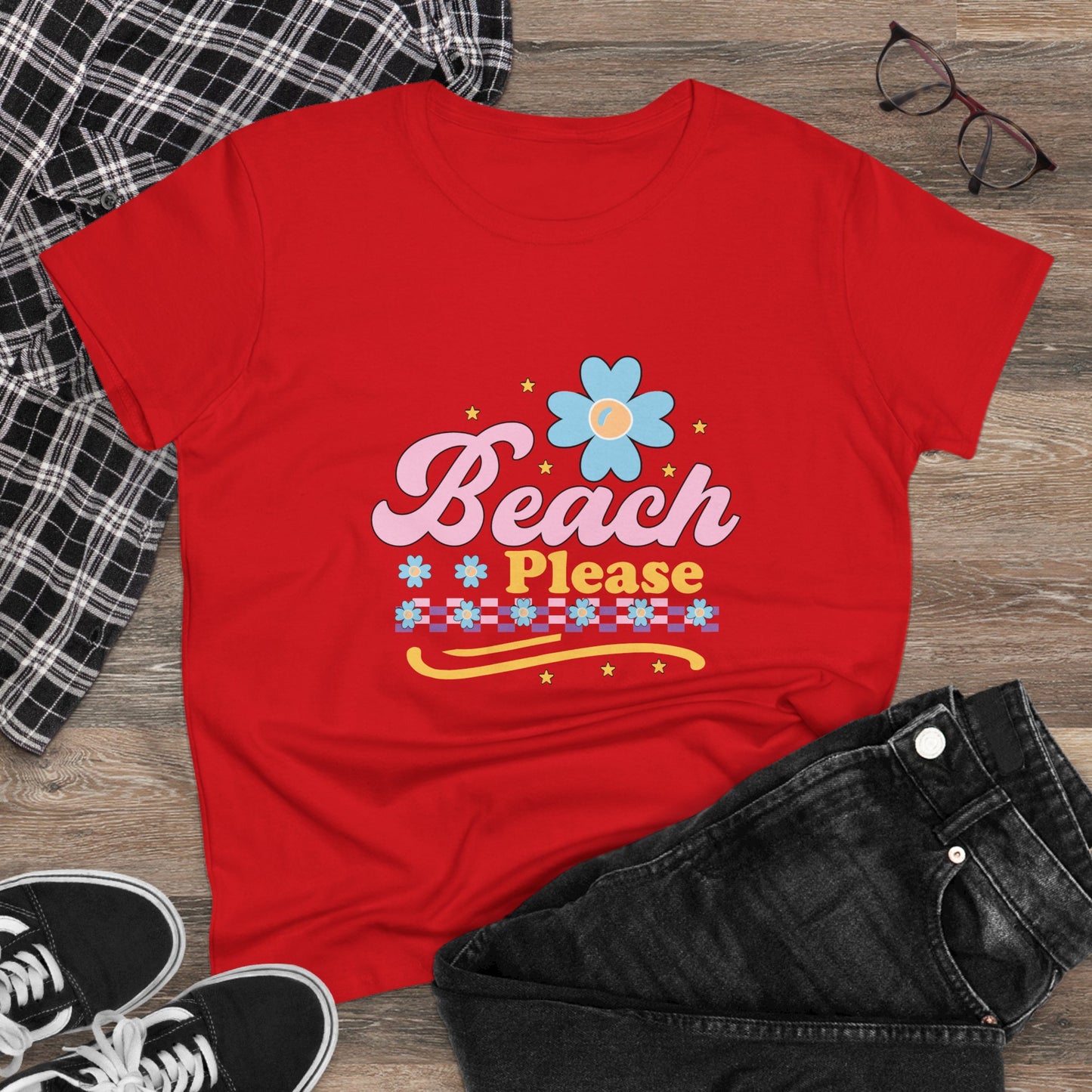 Coastal Bloom Summer Graphic Tee