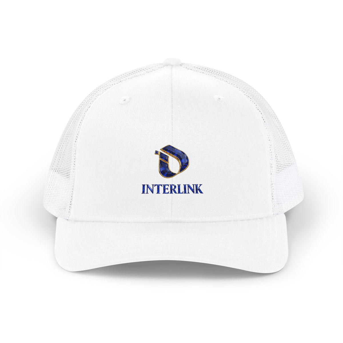 Sapphire Crest Interlink Mesh-Back Snapback Cap