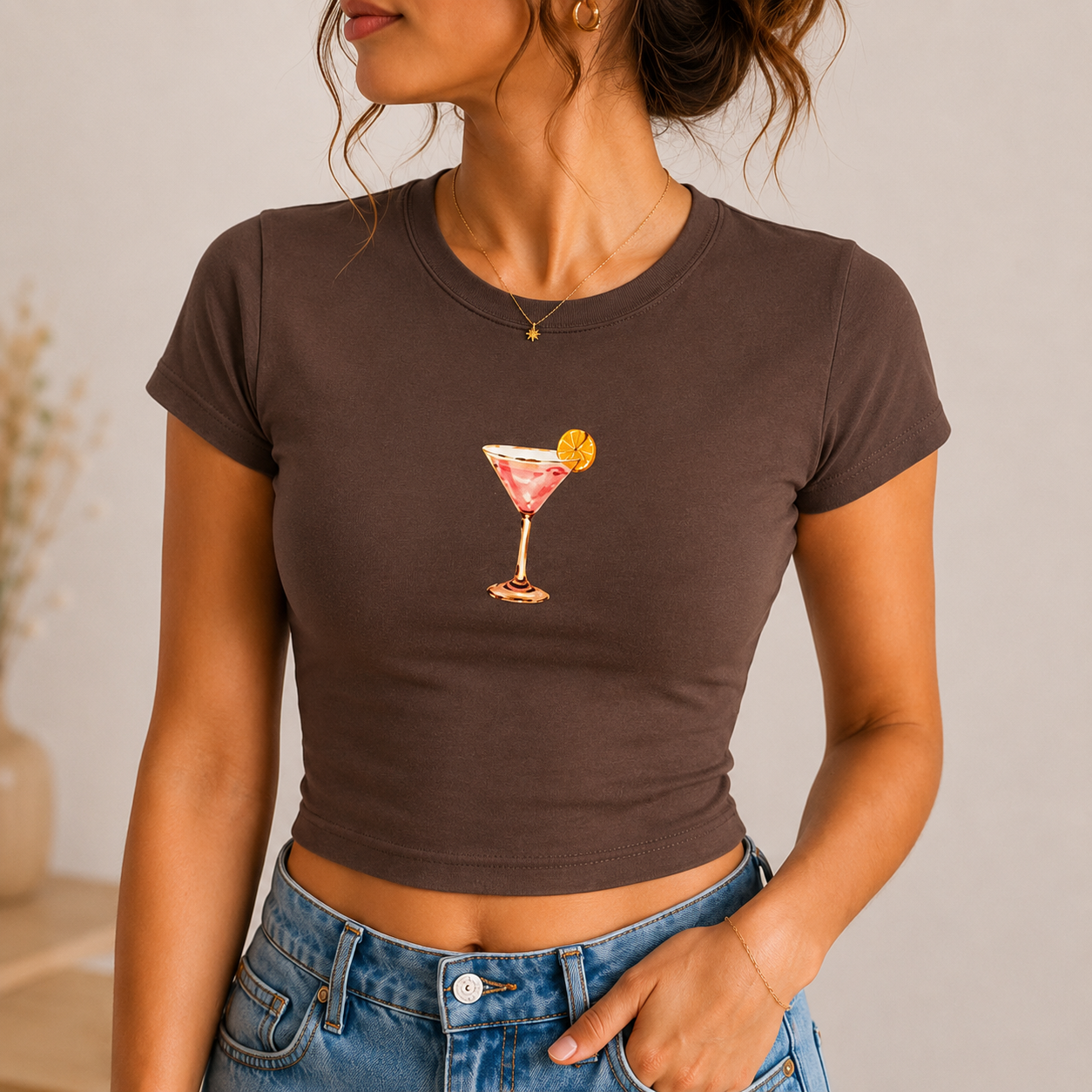 Sunset Martini Baby Tee