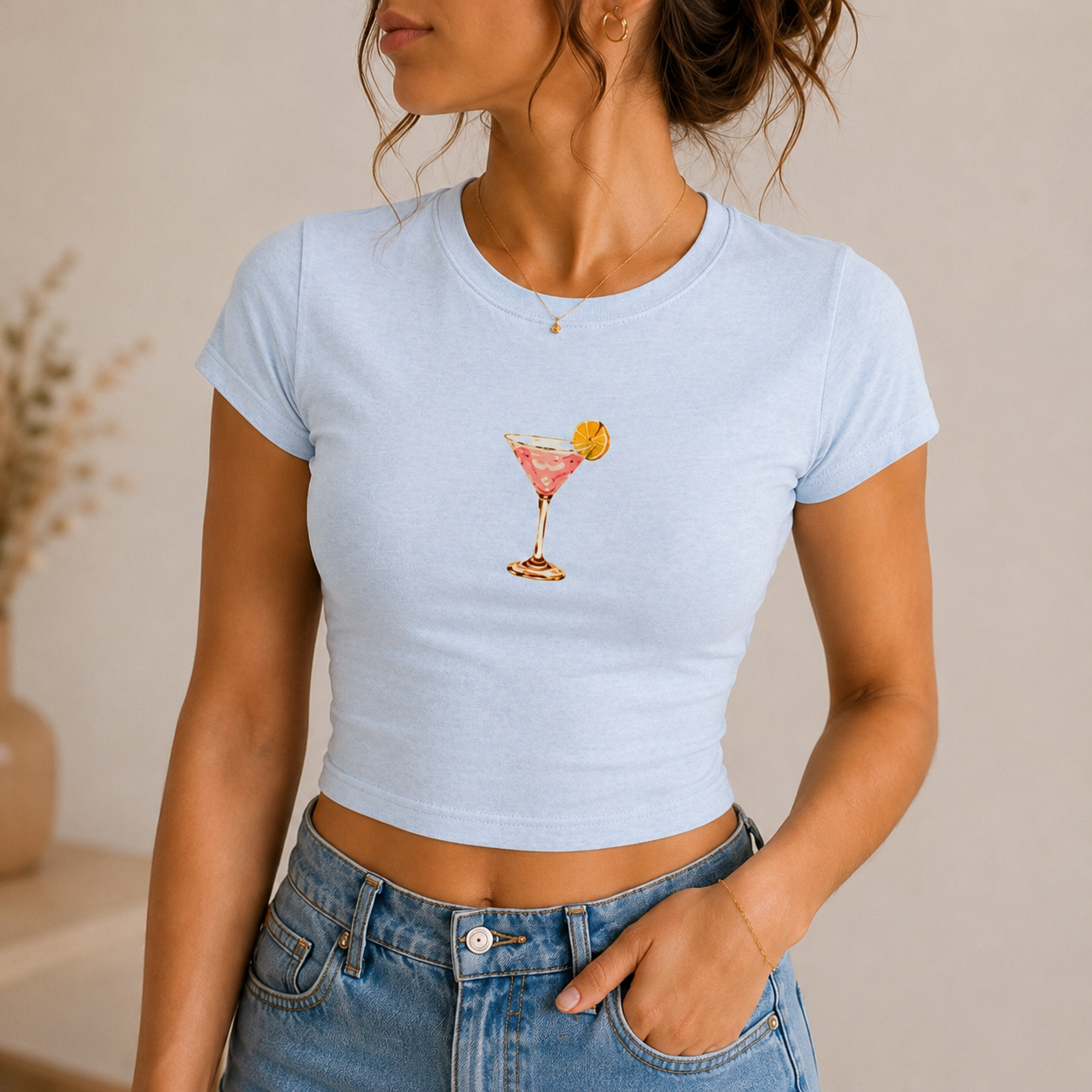 Sunset Martini Baby Tee