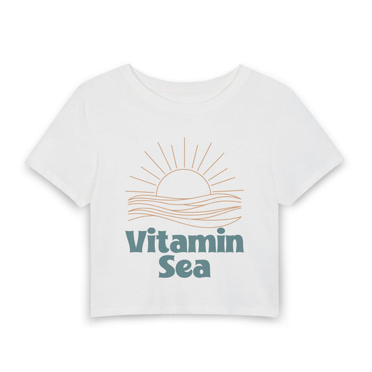 Vitamin Sea Beachy Crop Tee