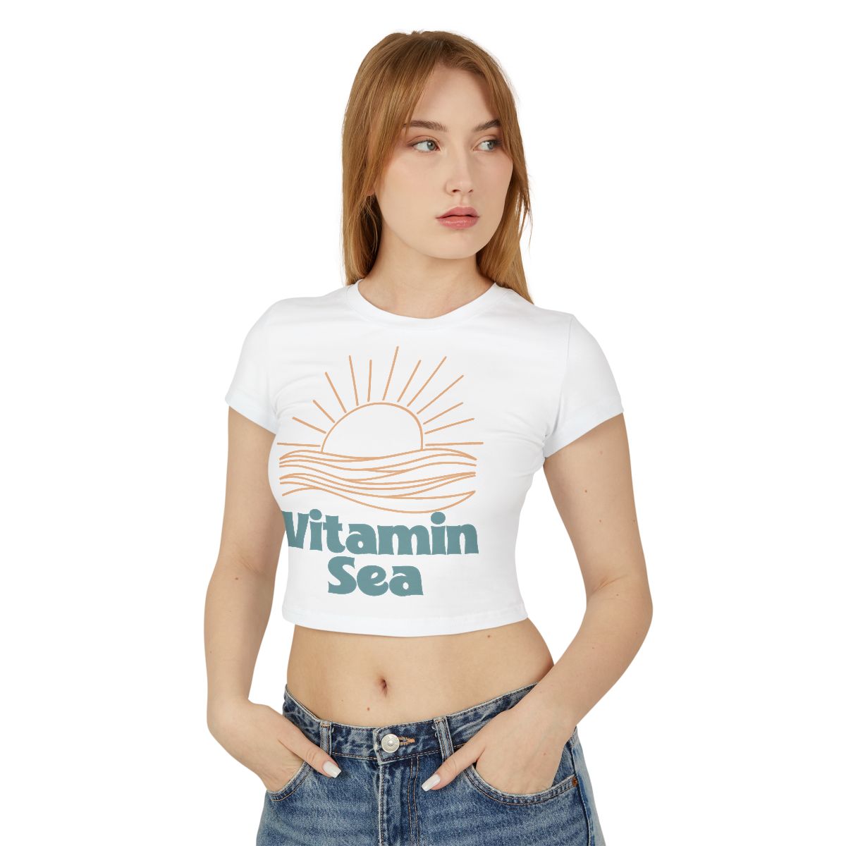 Vitamin Sea Beachy Crop Tee
