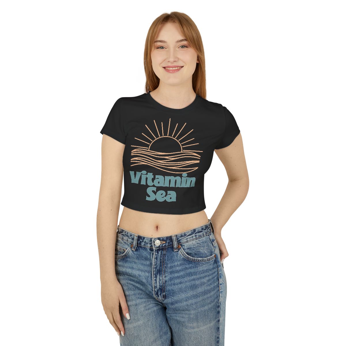 Vitamin Sea Beachy Crop Tee