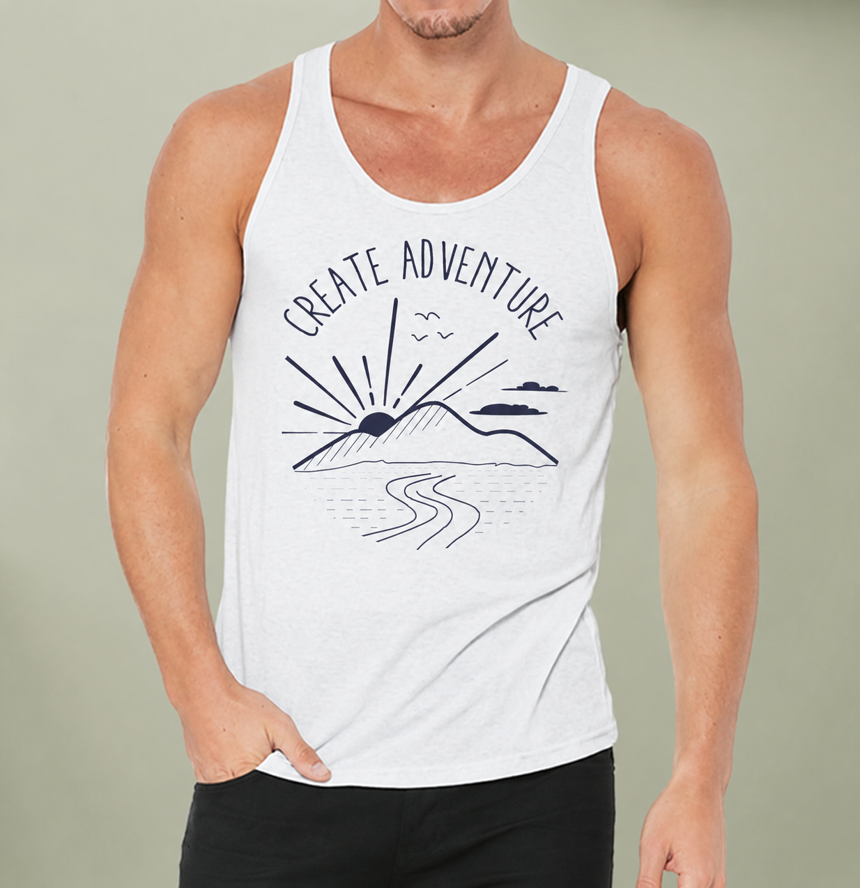 Create Adventure Minimalist Tank Top