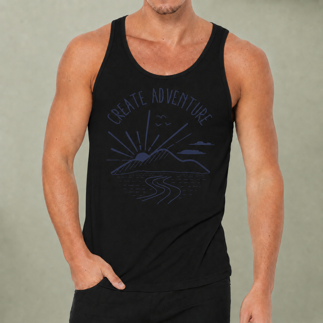 Create Adventure Minimalist Tank Top