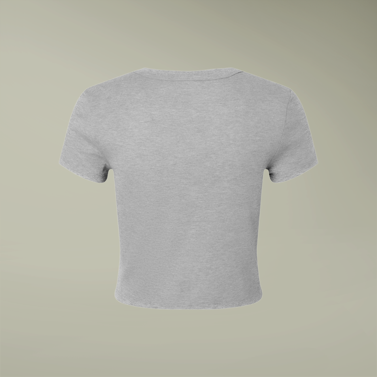 PrintMall Collar Logo Airlume Blend Women’s Tee