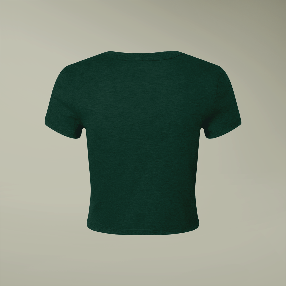 PrintMall Collar Logo Airlume Blend Women’s Tee