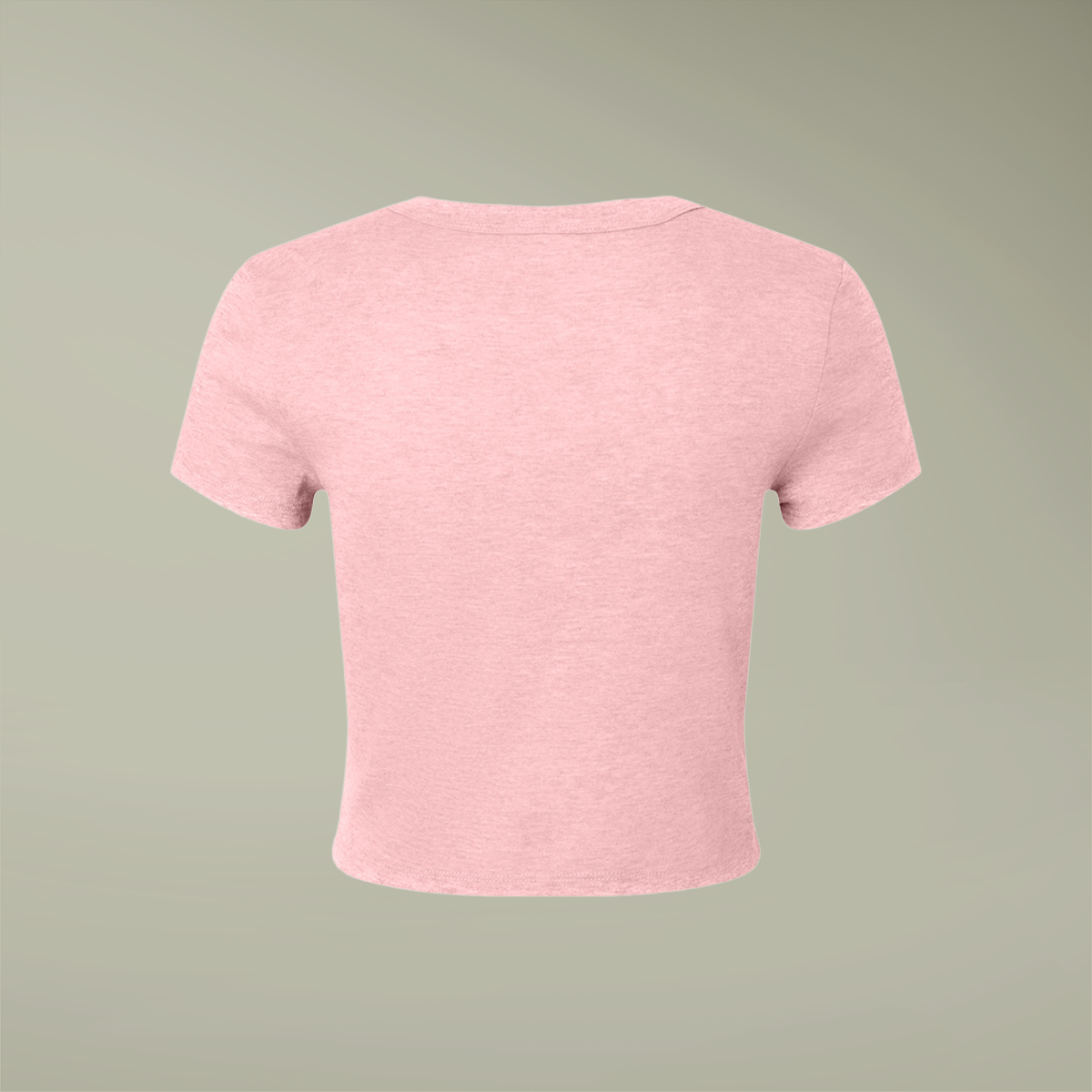 PrintMall Collar Logo Airlume Blend Women’s Tee
