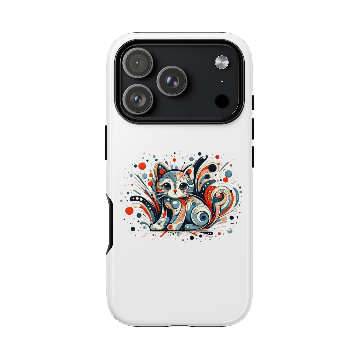Filigree Cat Apple Phone Case