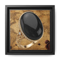 Onyx Cabochon Ring Framed Canvas
