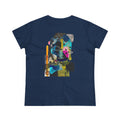 Abstract Chromatic Portrait Back Print Women’s Tee