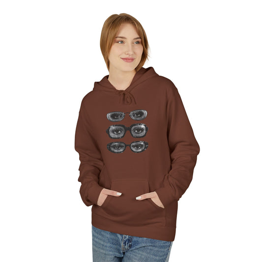 Quiet Gaze Graphic Hoodie