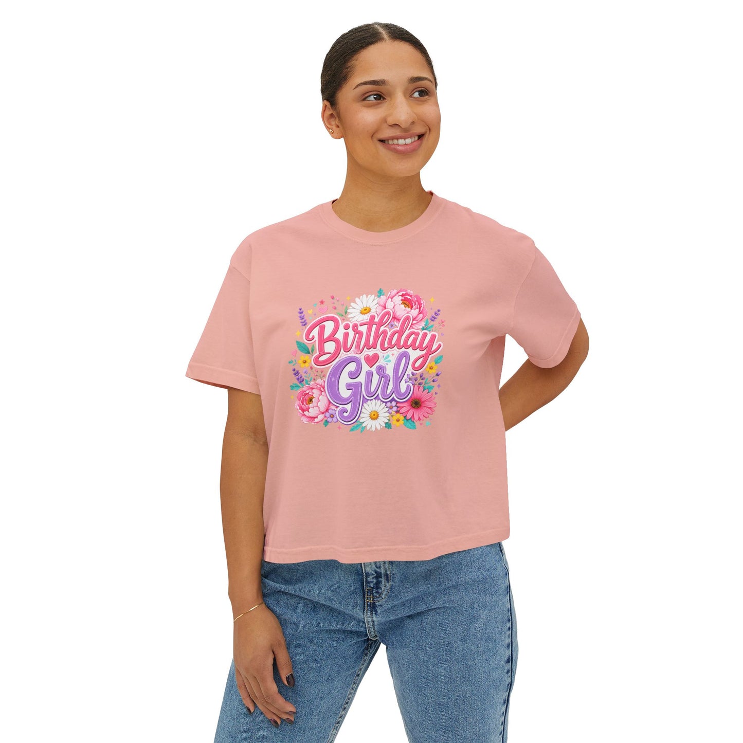 Birthday Girl Boxy Tee