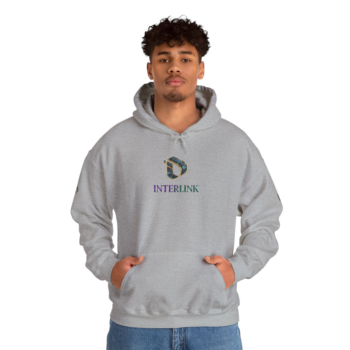 Men’s Hoodie with Alexandrite Interlink Emblem