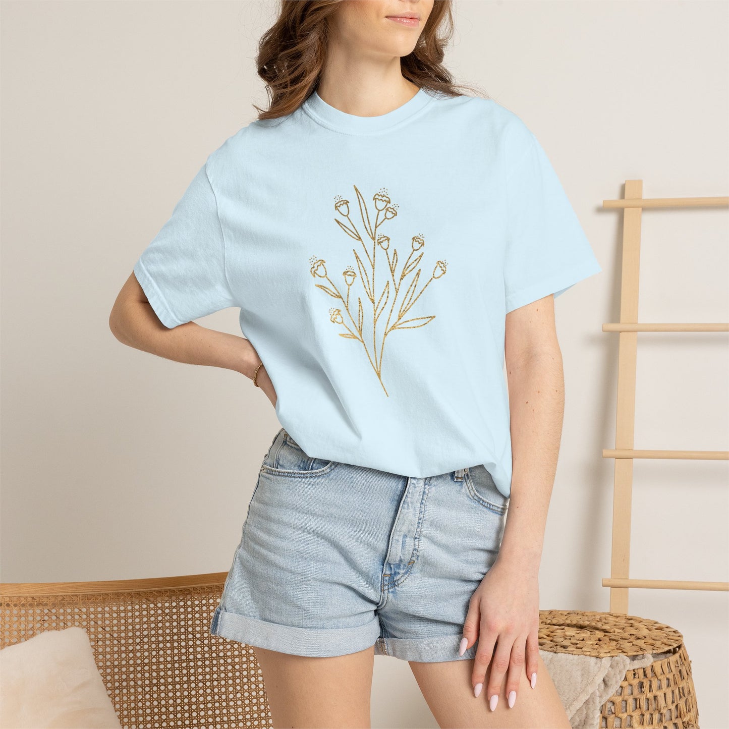 Minimal Wildflower T-Shirt