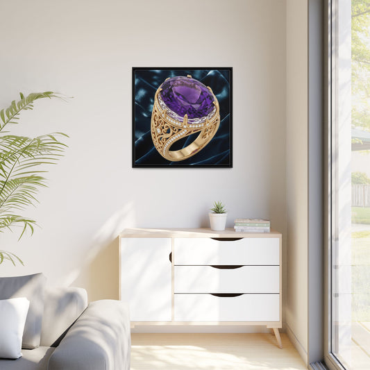 Royal Amethyst Velvet Canvas