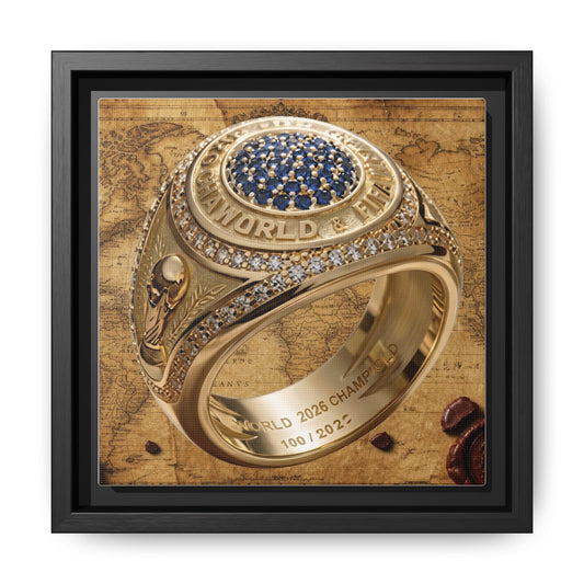 World Championship Legacy Ring Framed Canvas