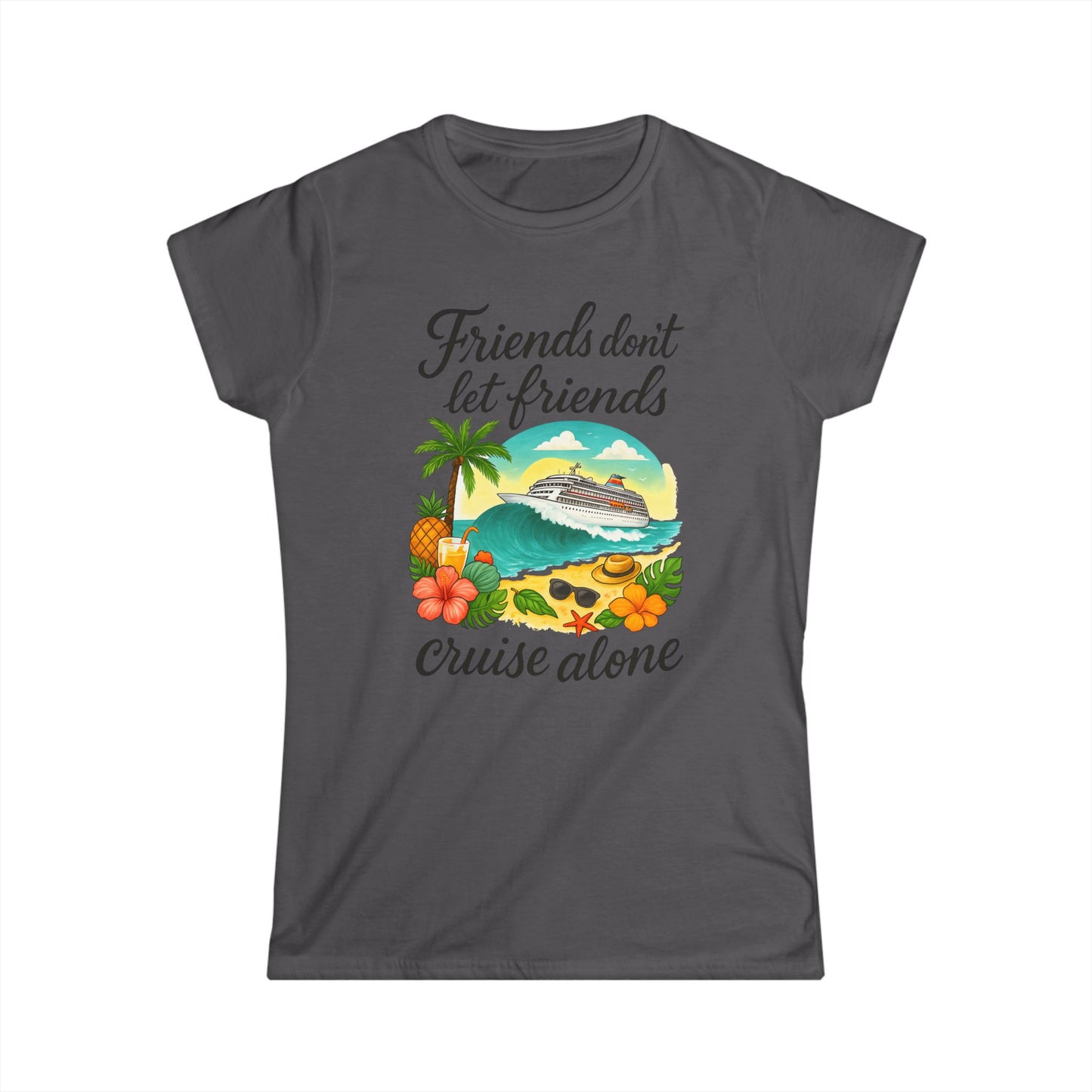 Friends Cruise Alone Graphic Tee