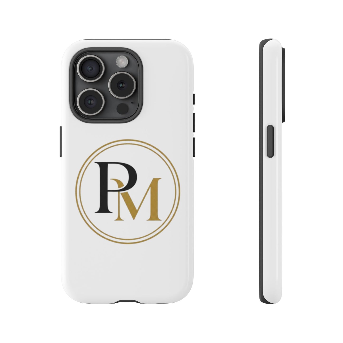 PM Monogram Apple Phone Case