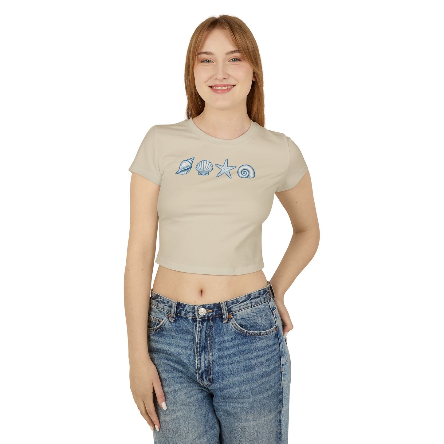 Seashell Line Baby Tee