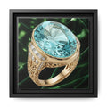 Aquamarine Lumina Ring Canvas