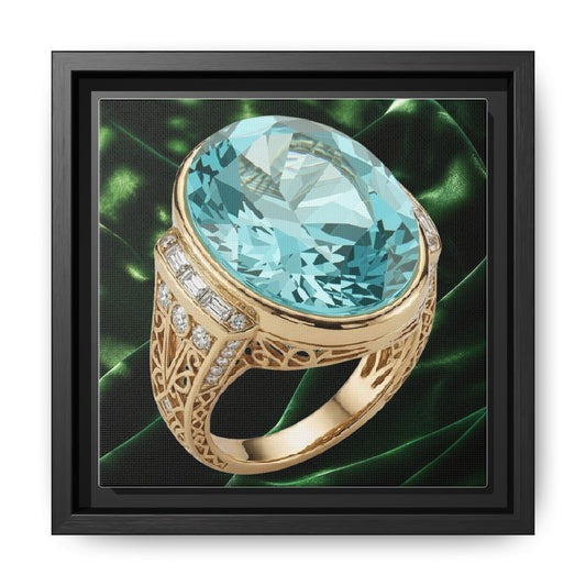 Aquamarine Lumina Ring Canvas