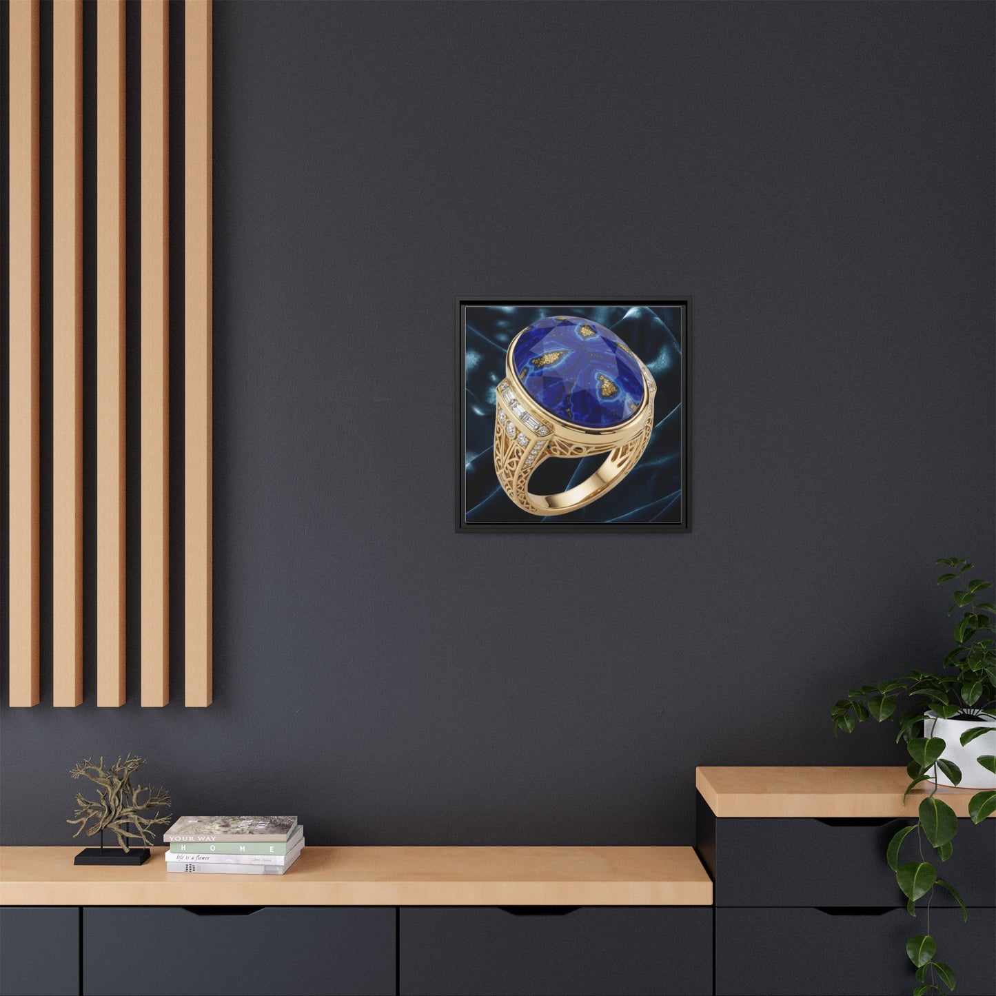 Lapis Nocturne Radiance Canvas