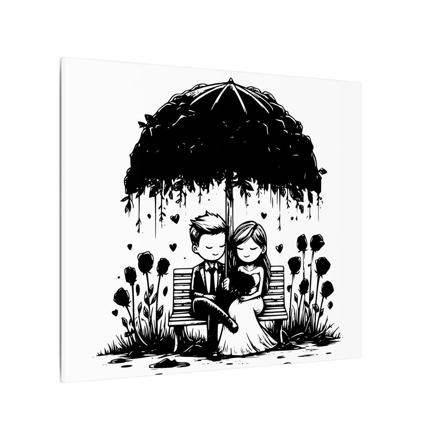 Sheltered Hearts Canvas