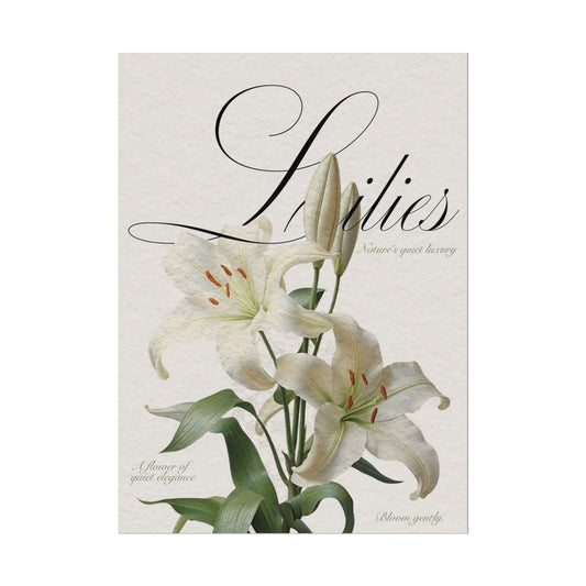Garden Script Poster