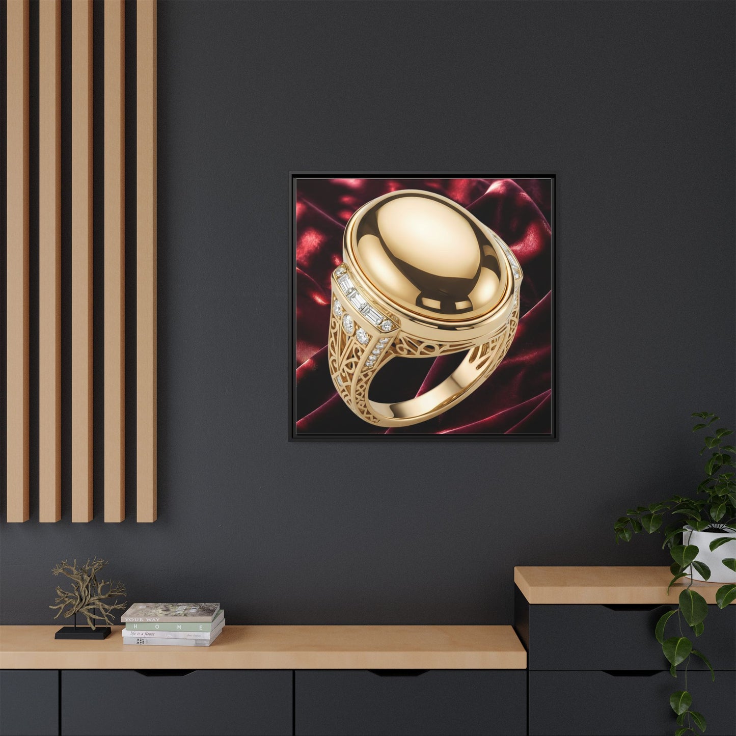 Golden Signet Wall Art