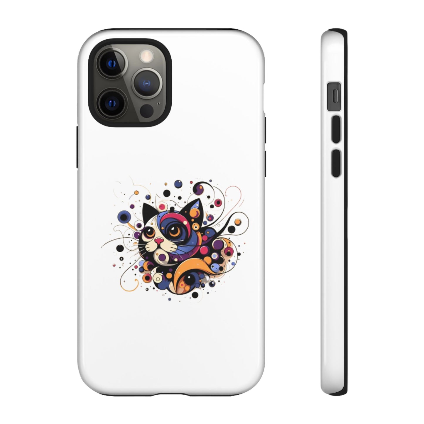 Color Burst Cat Phone Case